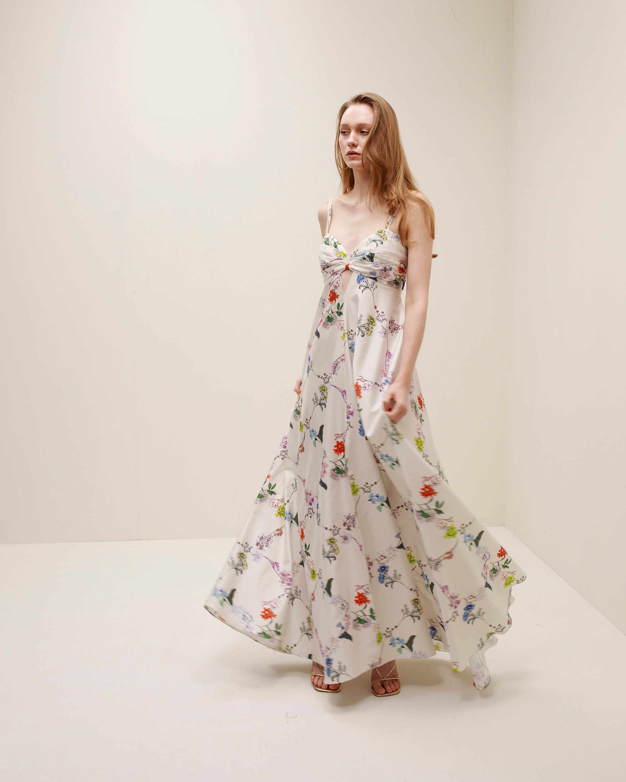 Estate Floral-Print Cotton Maxi Dress