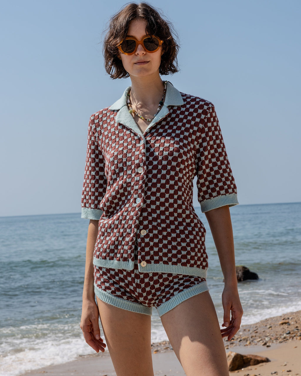 Skala Cotton-Linen Blend Knit Shirt