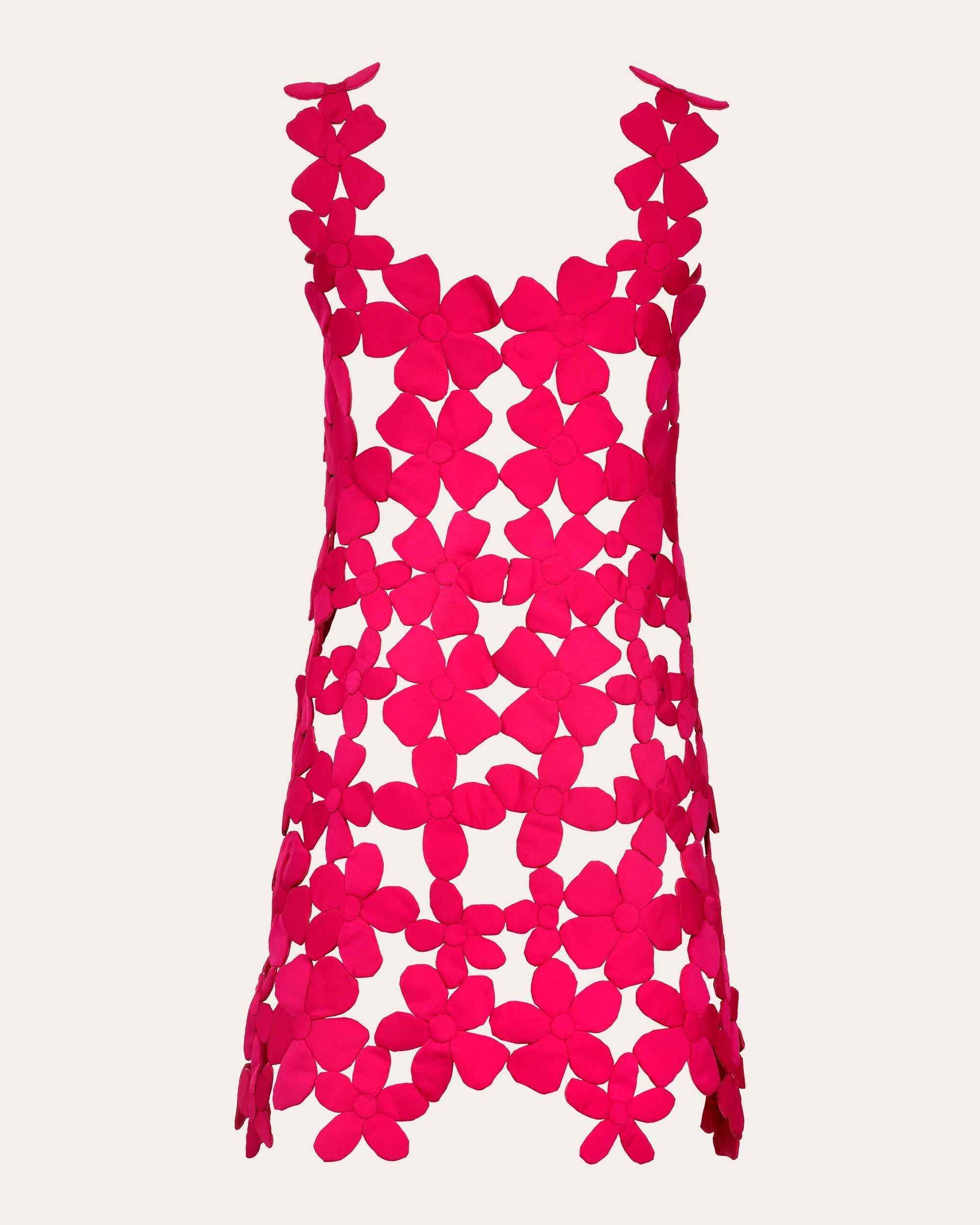 Jardin Floral Embroidered Silk Mini Dress