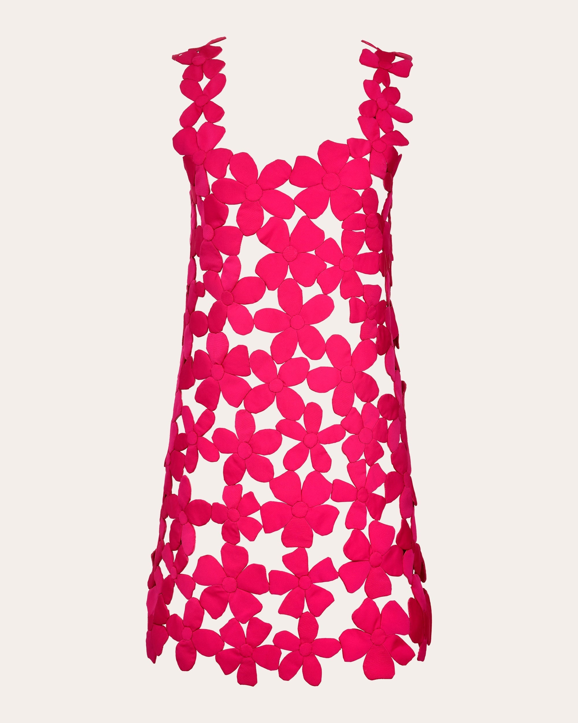 Jardin Floral Embroidered Silk Mini Dress