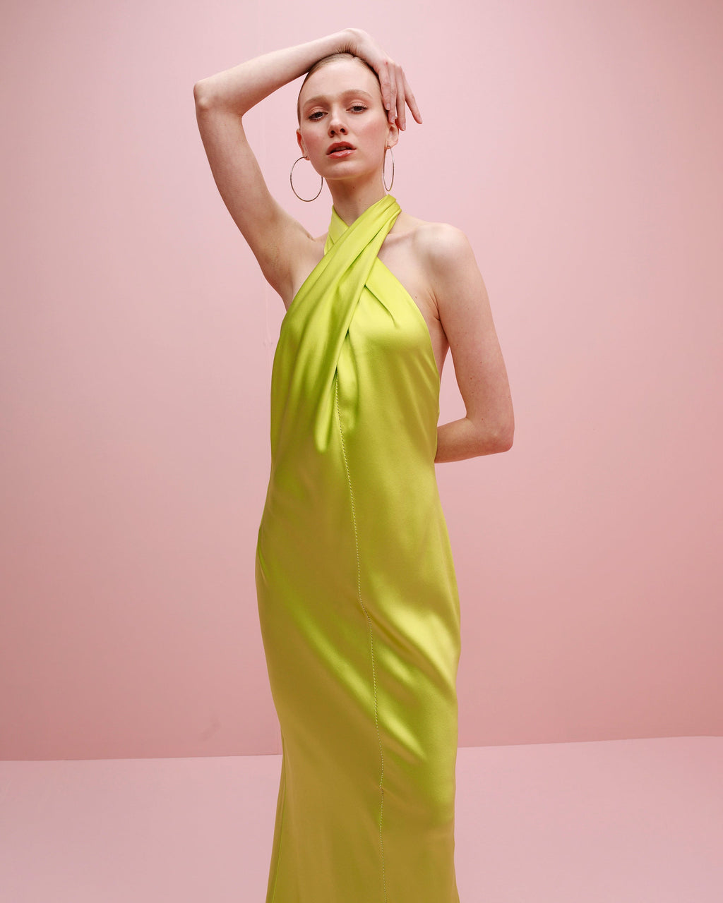 Olivia Embroidered Silk Dress