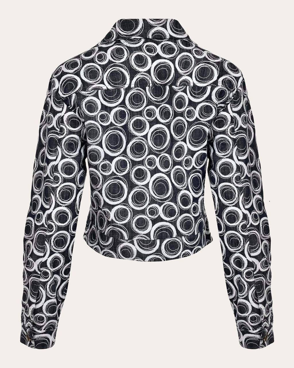 Cerccio Printed Denim Jacket