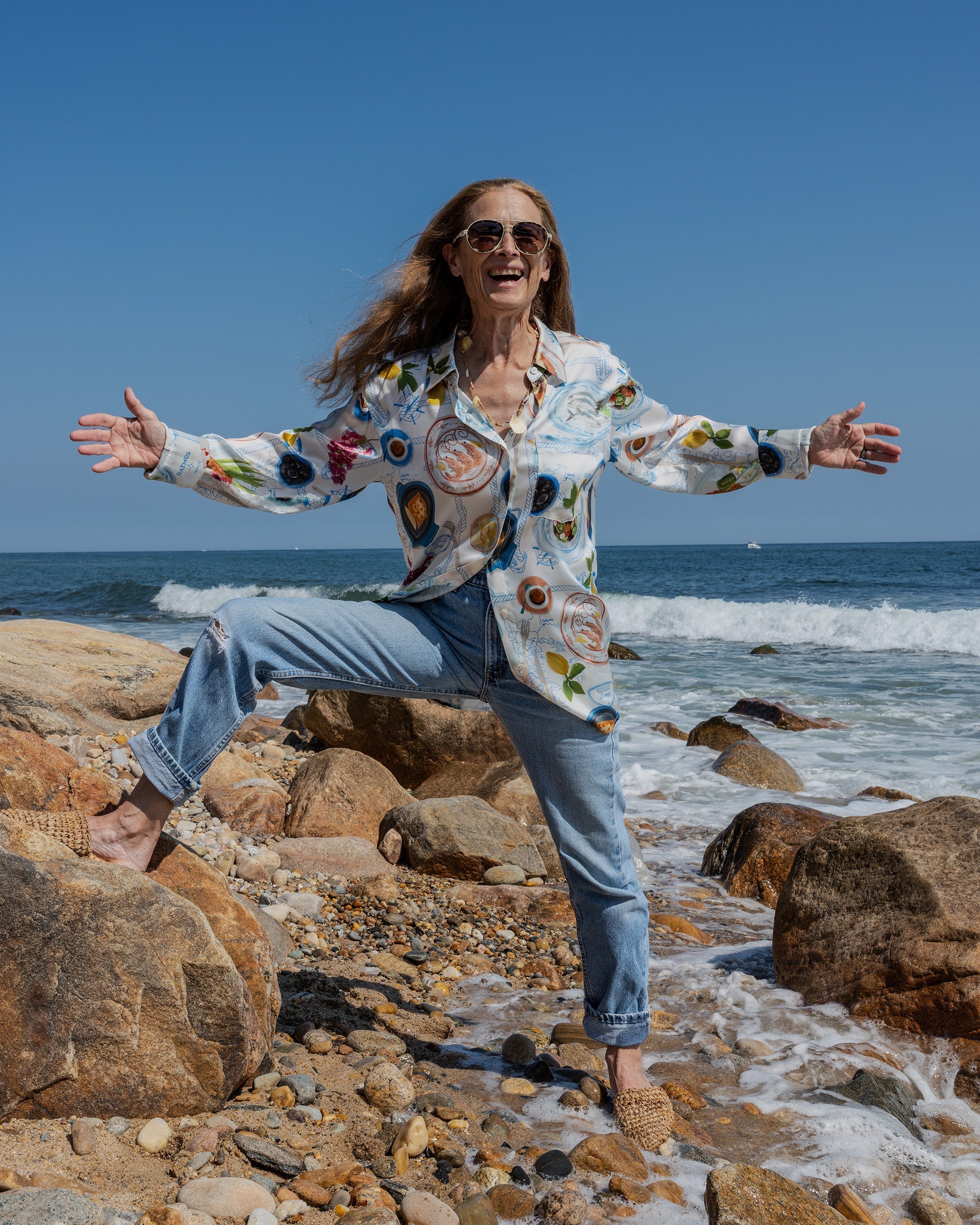 Lampi Printed Silk-Blend Shirt