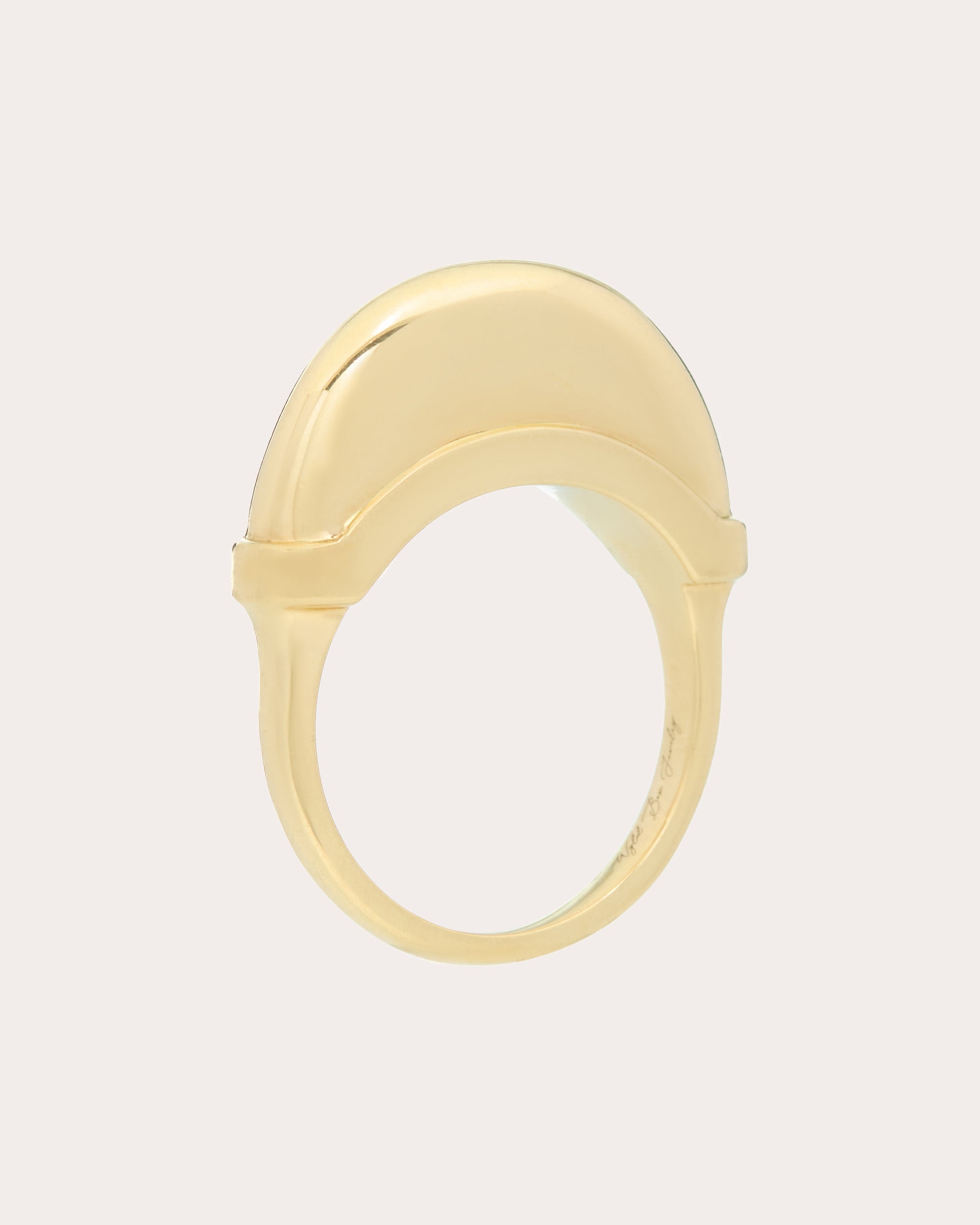 Mini Luna 18K Gold Ring
