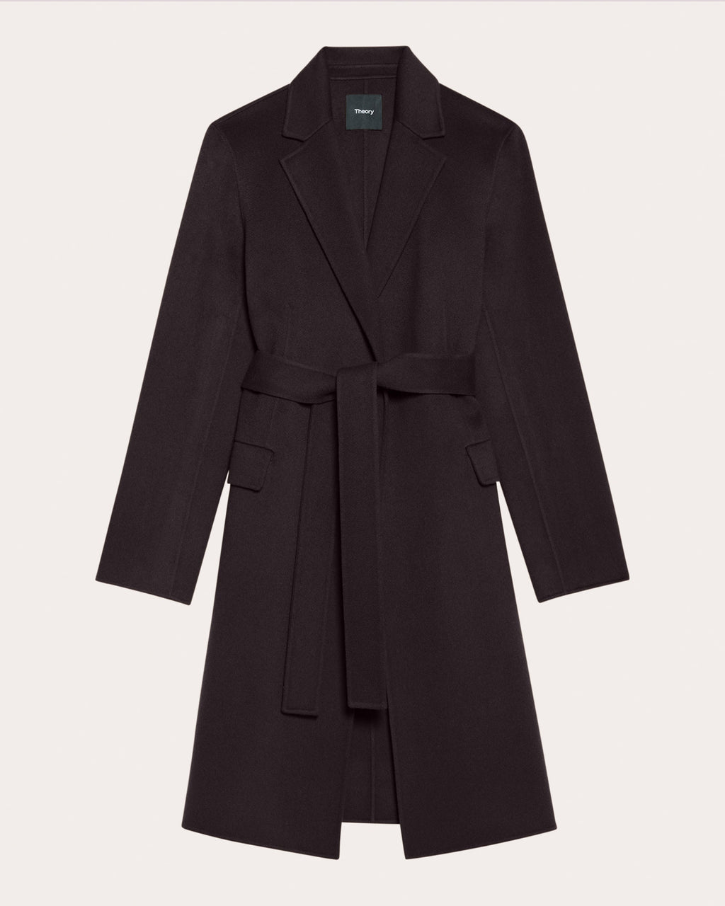 Belted Wool-Cashmere Blend Coat