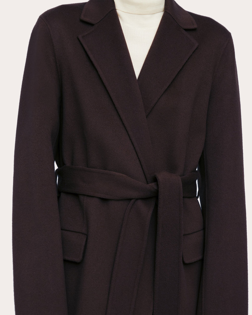 Belted Wool-Cashmere Blend Coat