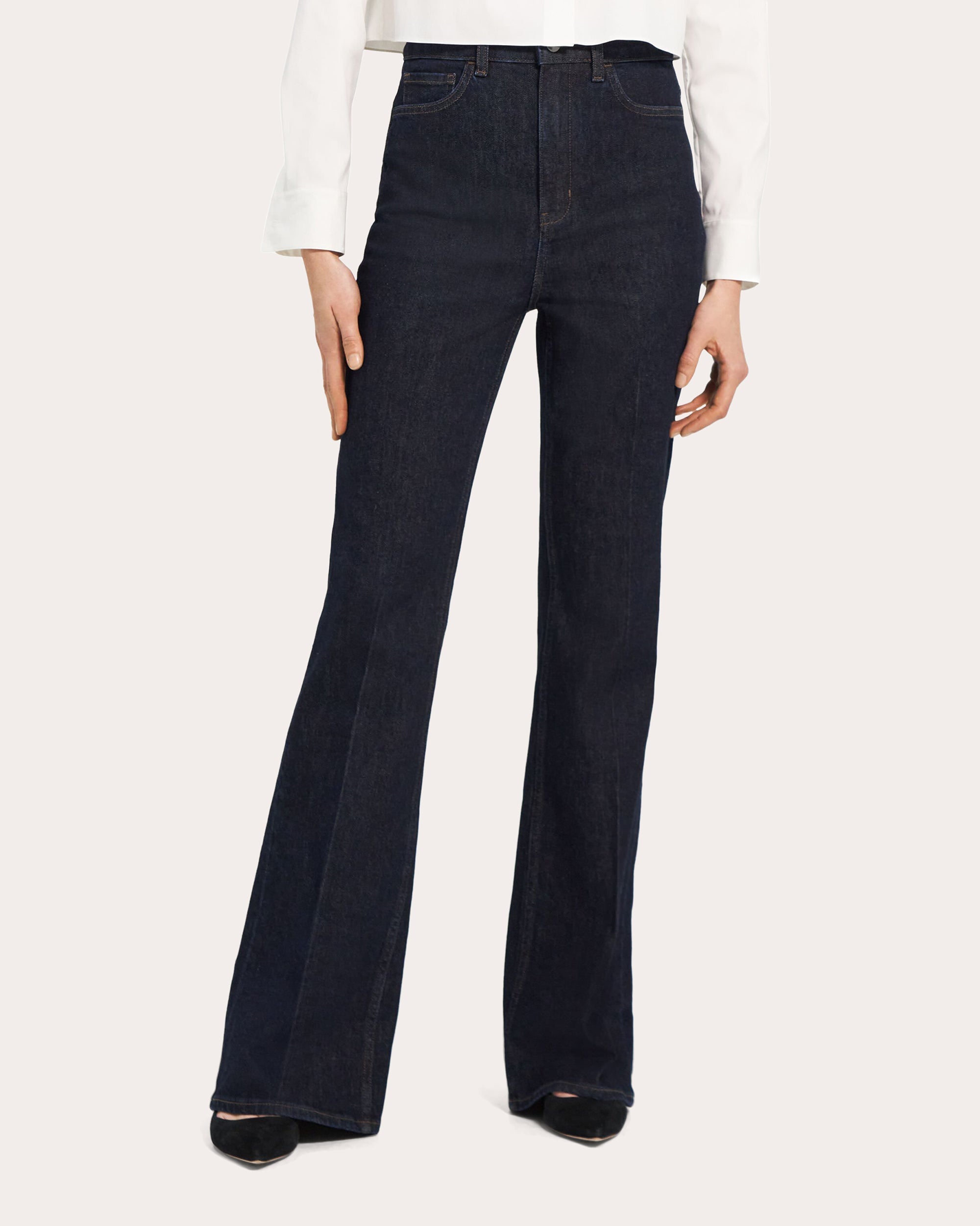 Demitria High-Waist Flare Jeans