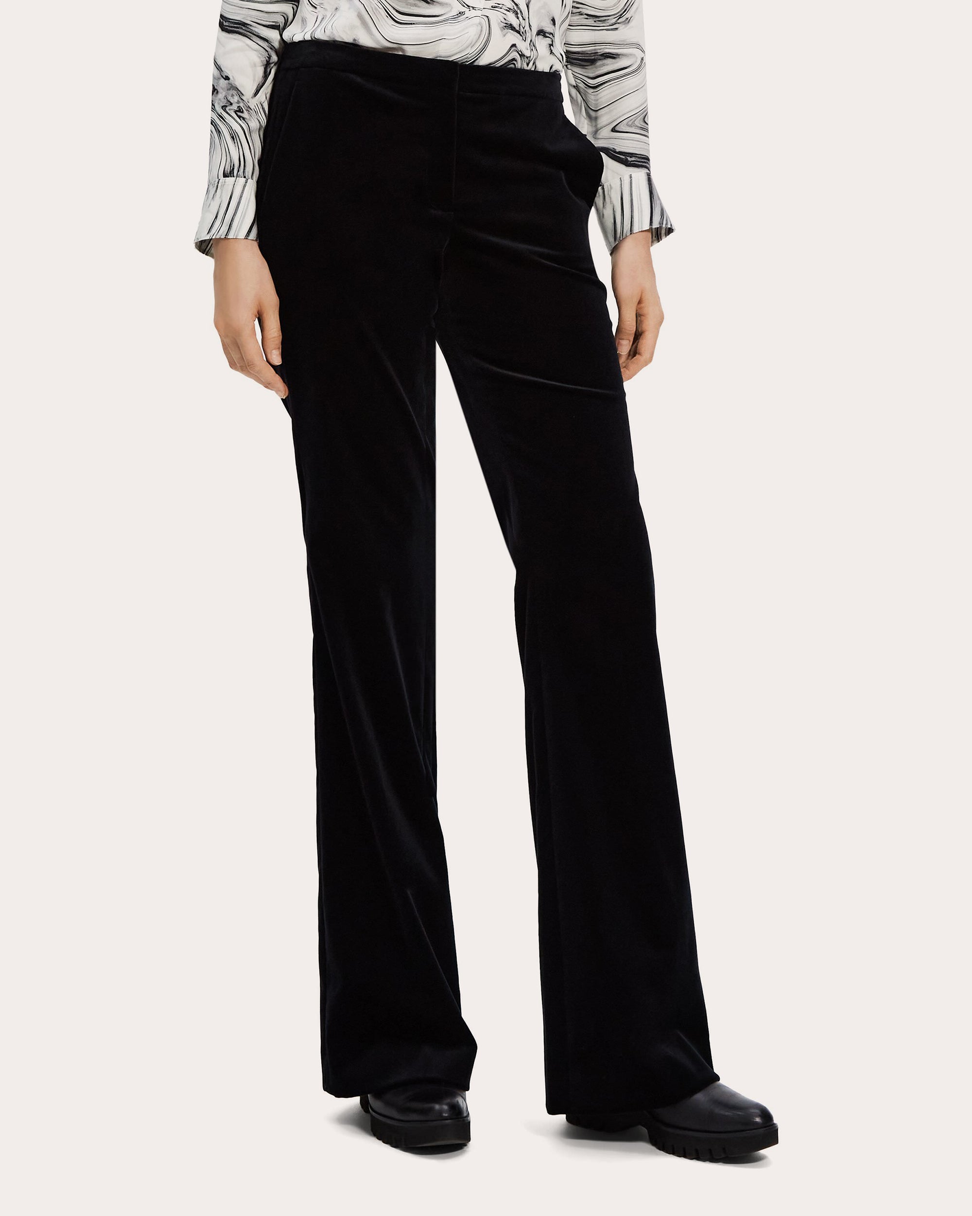 Demitria Pressed Flare Pants