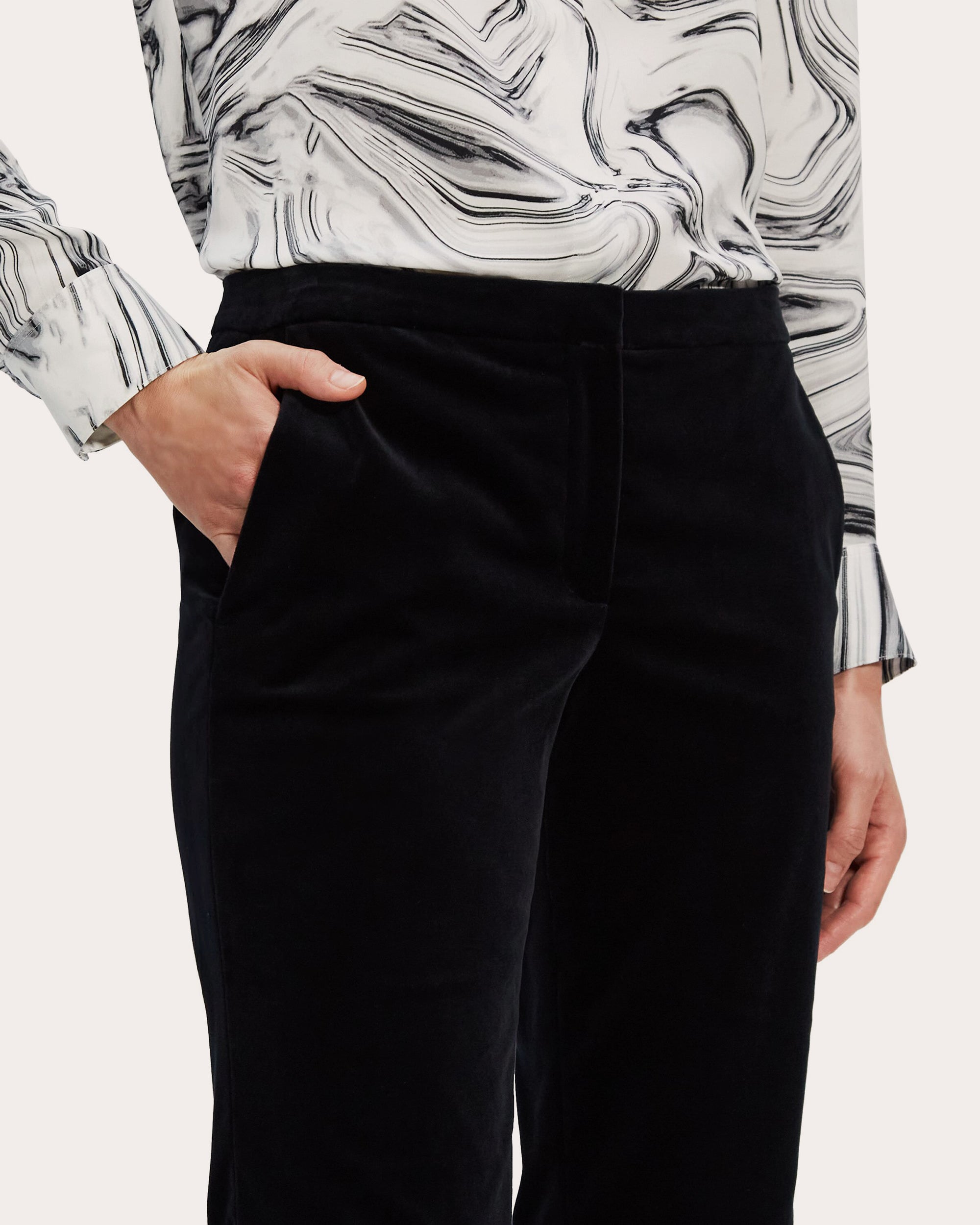 Demitria Pressed Flare Pants
