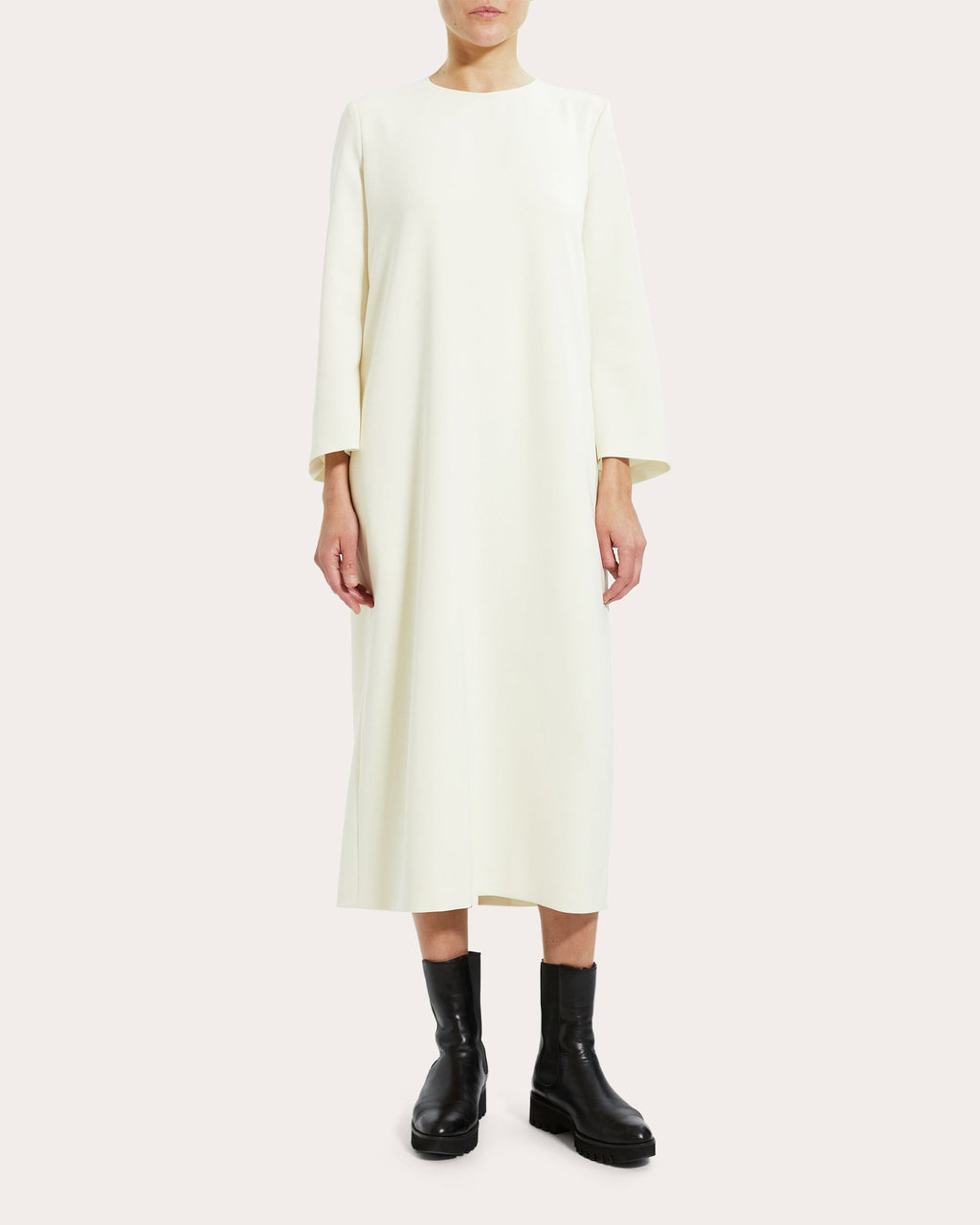 Classic Crepe Midi Dress