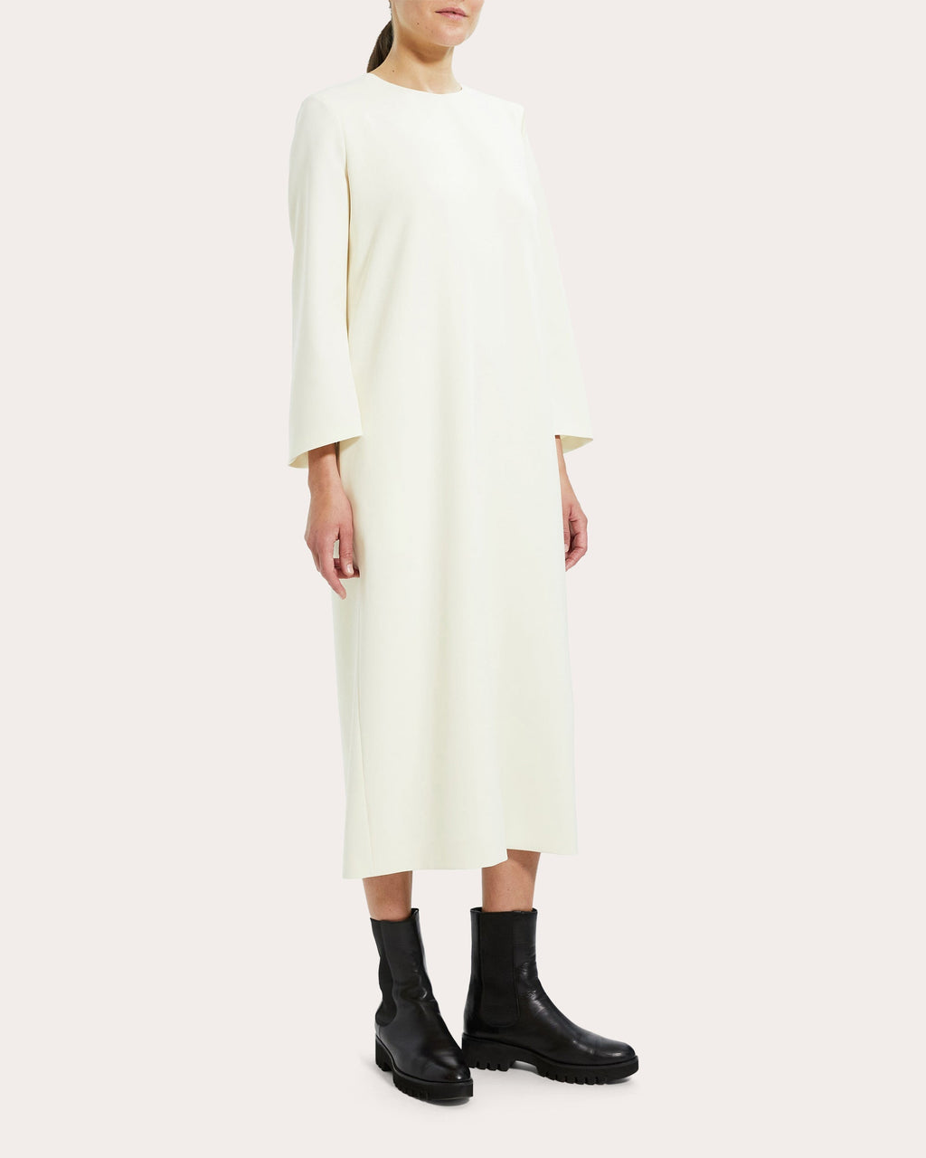 Classic Crepe Midi Dress