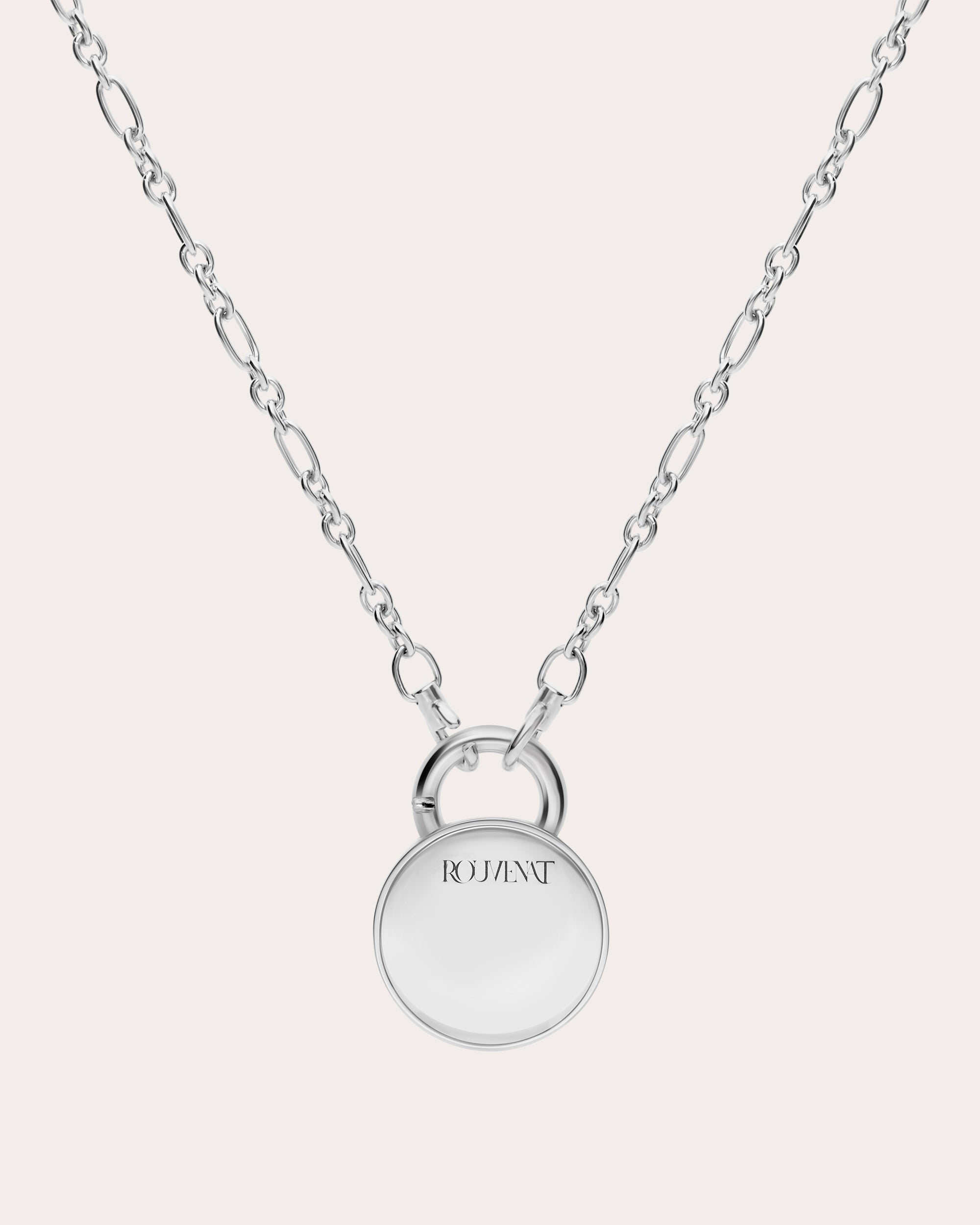 Tag 18K Gold Recycled Sterling Silver and Tanzanite Pendant Necklace