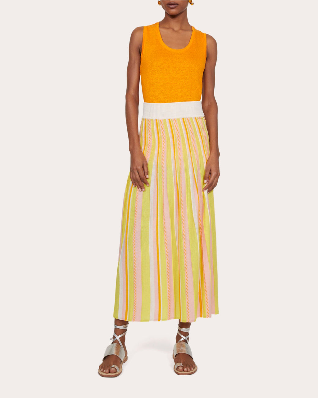 Marika Stripe Skirt