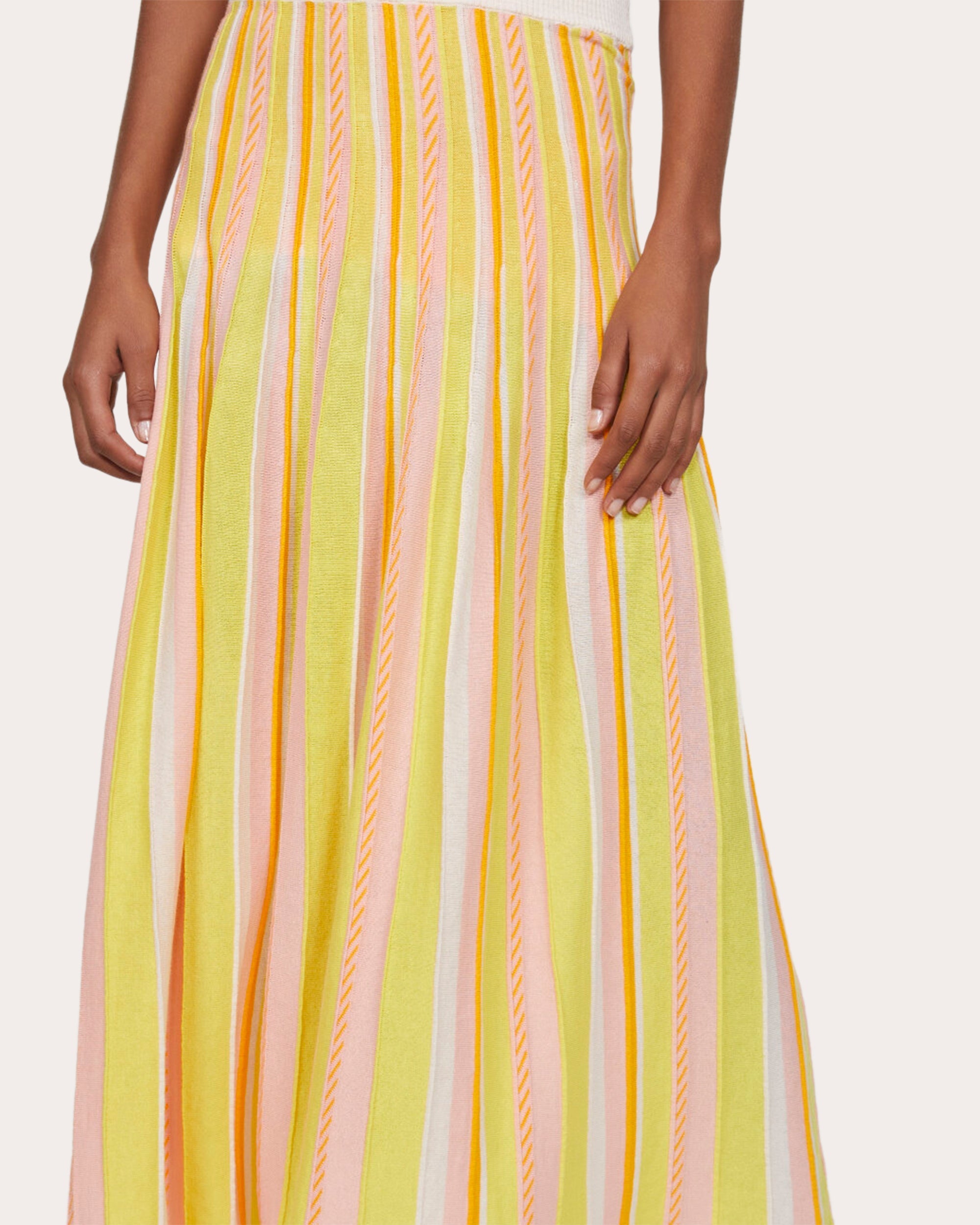 Marika Stripe Skirt
