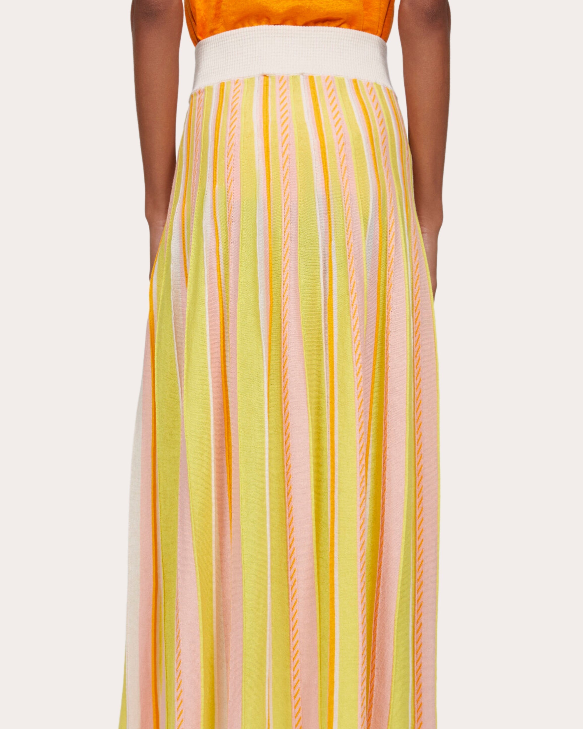 Marika Stripe Skirt