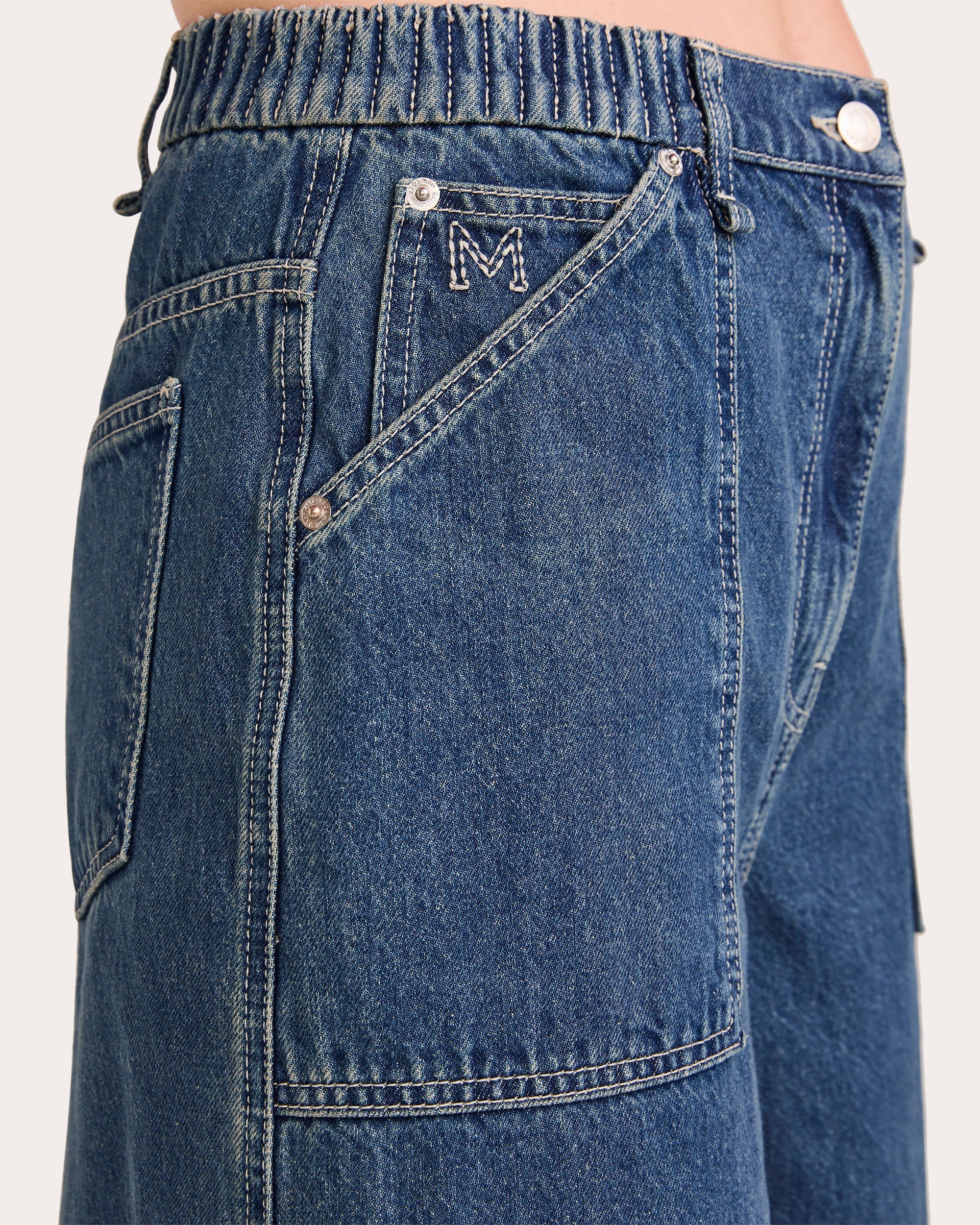 Violette Cropped Wide-Leg Jeans