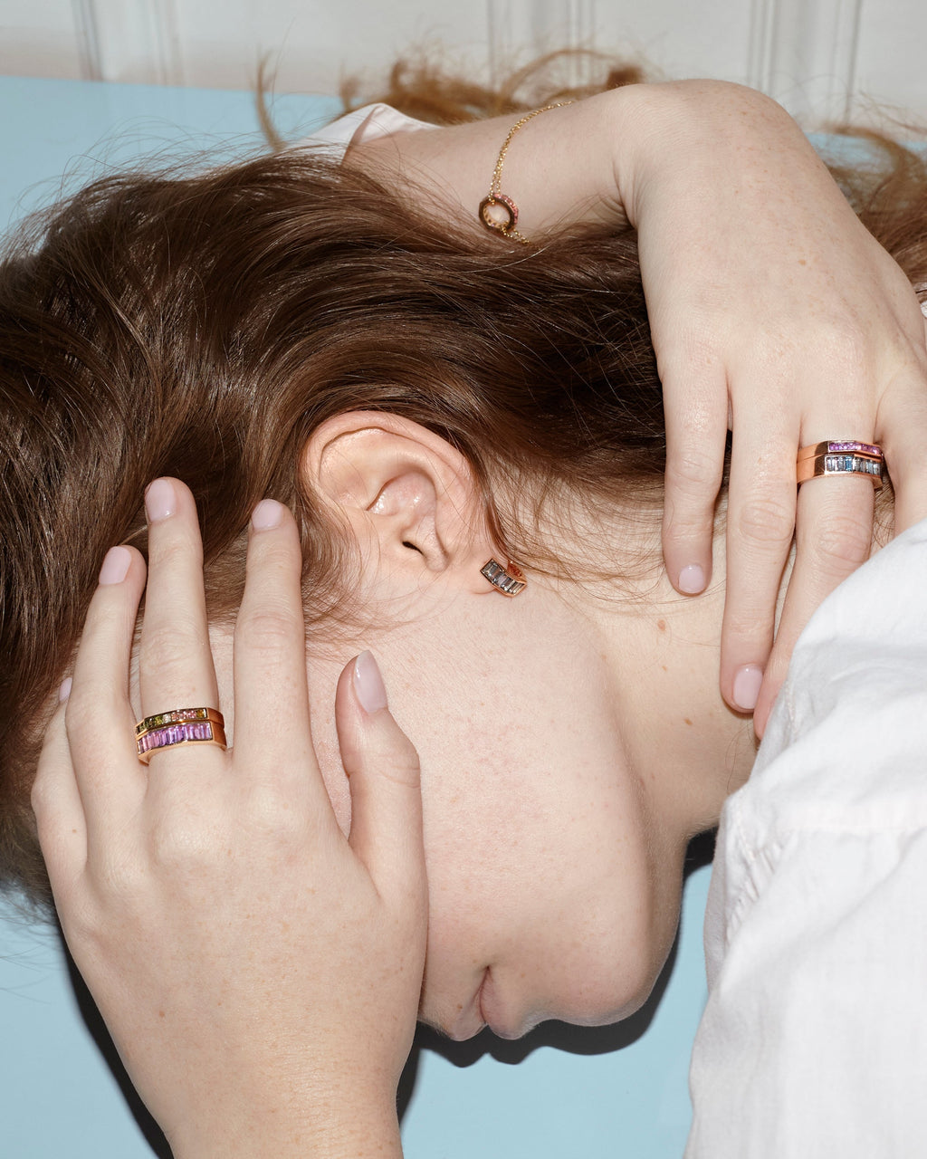 Otto 14K Gold Sapphire Bracelet