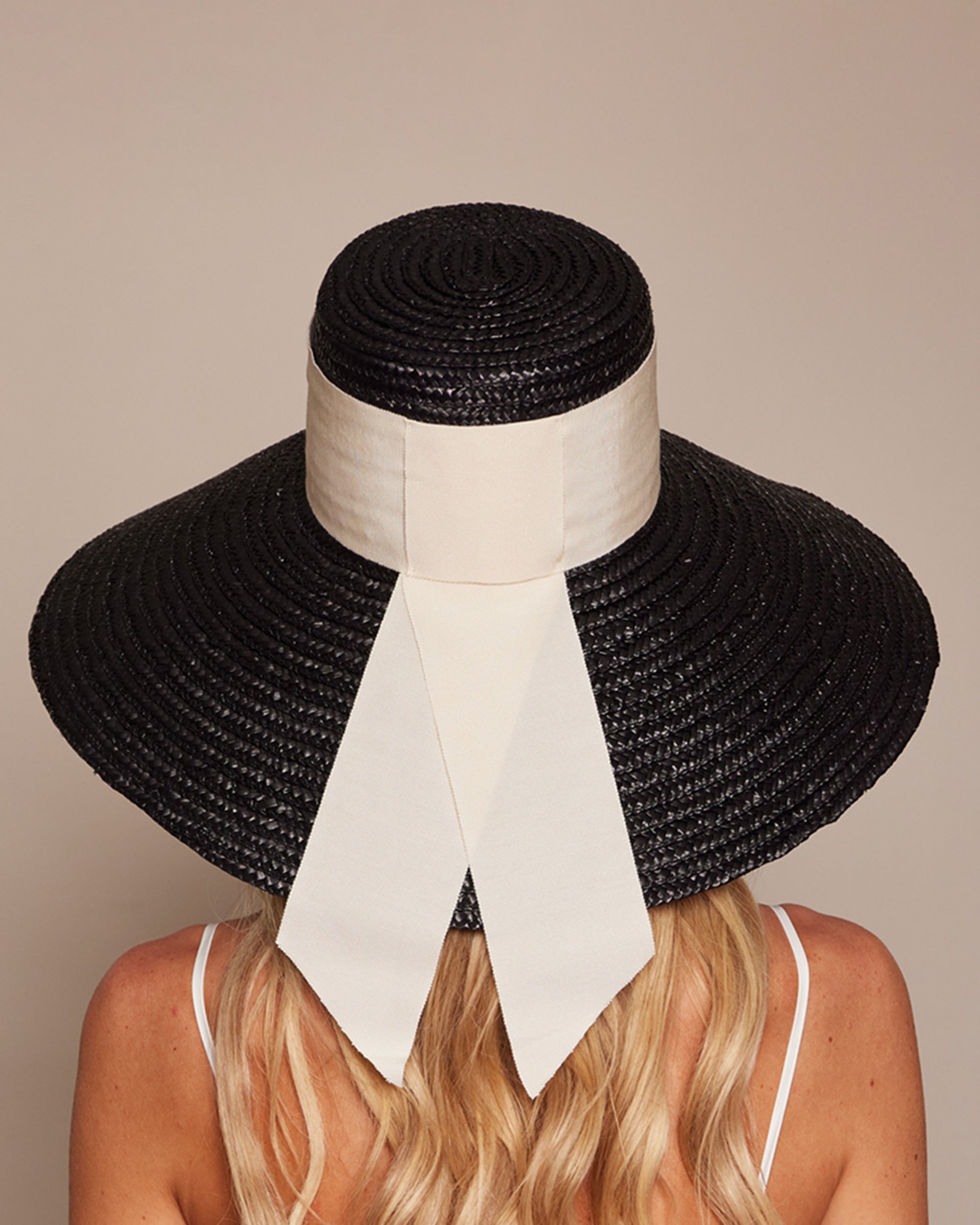 Mirabel Lacquered Straw Sun Hat