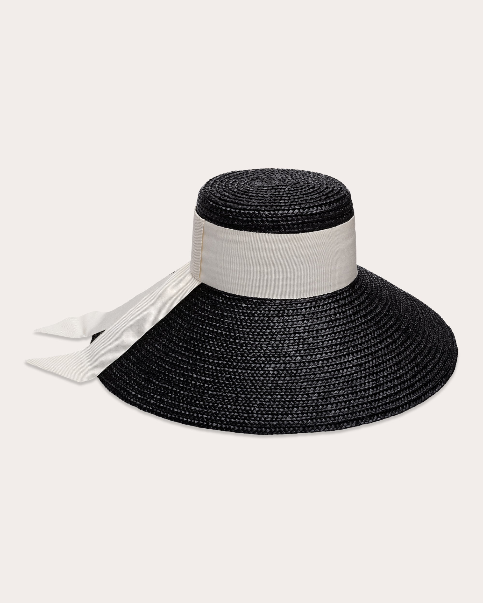 Mirabel Lacquered Straw Sun Hat