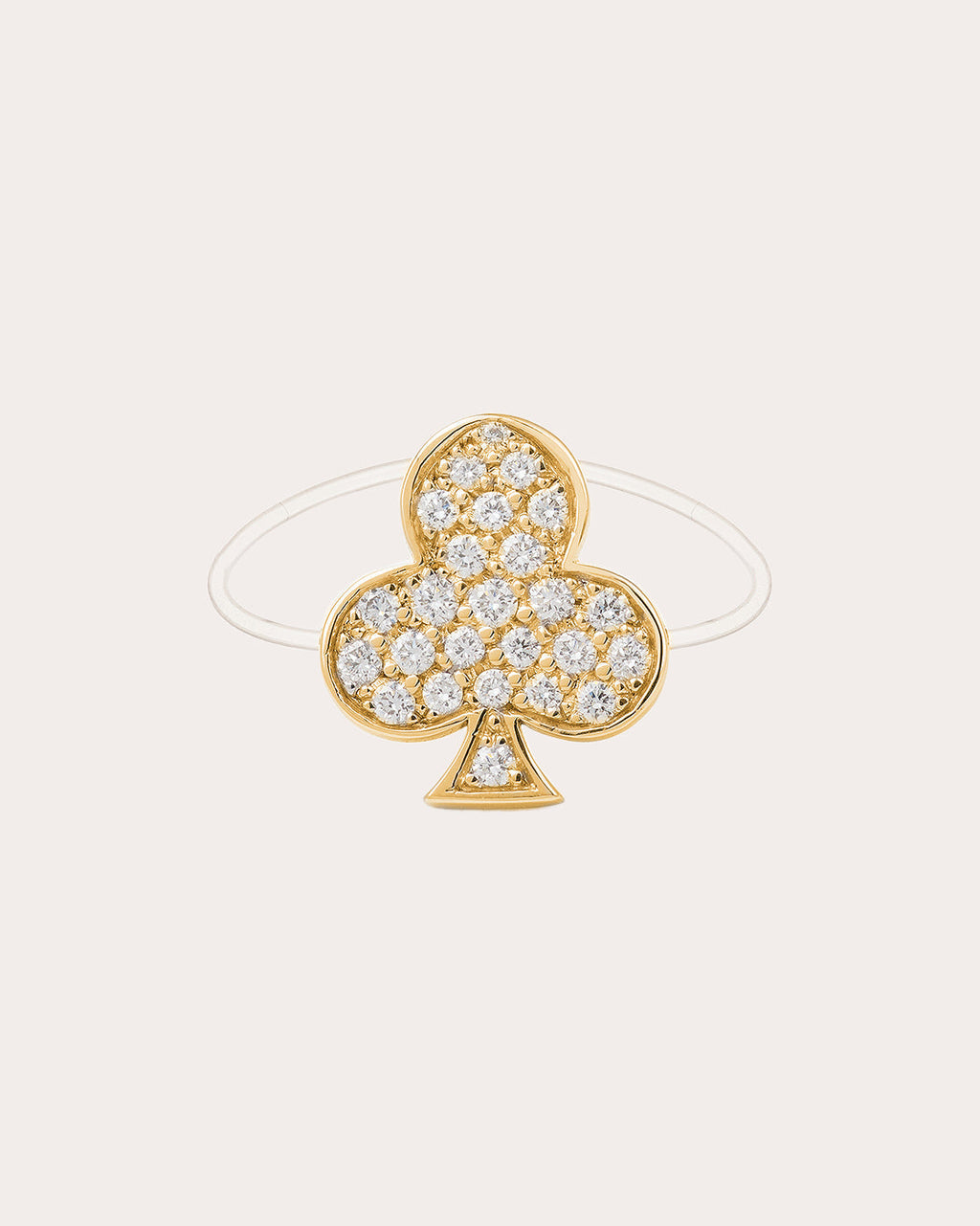 Large Harmonie 18K Gold and Lab-Grown Diamond Ring