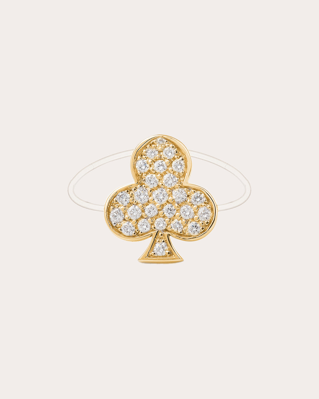 Large Harmonie 18K Gold and Lab-Grown Diamond Ring