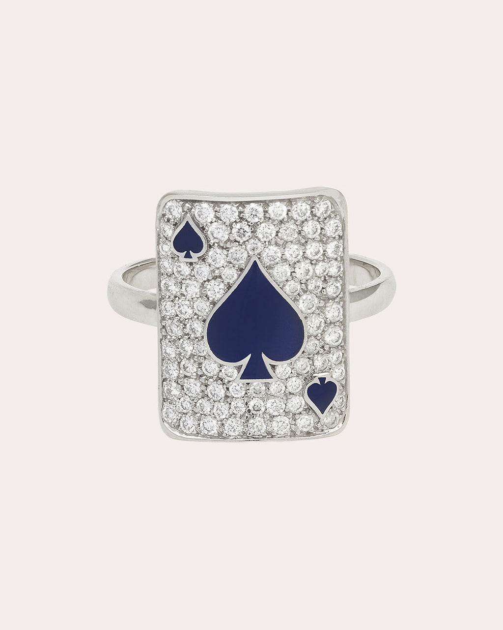 Justice 18K Gold Lacquer and Lab-Grown Diamond Pinky Ring