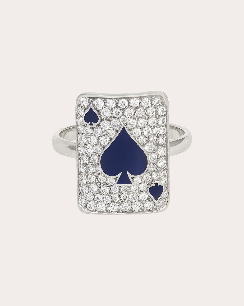 Justice 18K Gold Lacquer and Lab-Grown Diamond Pinky Ring