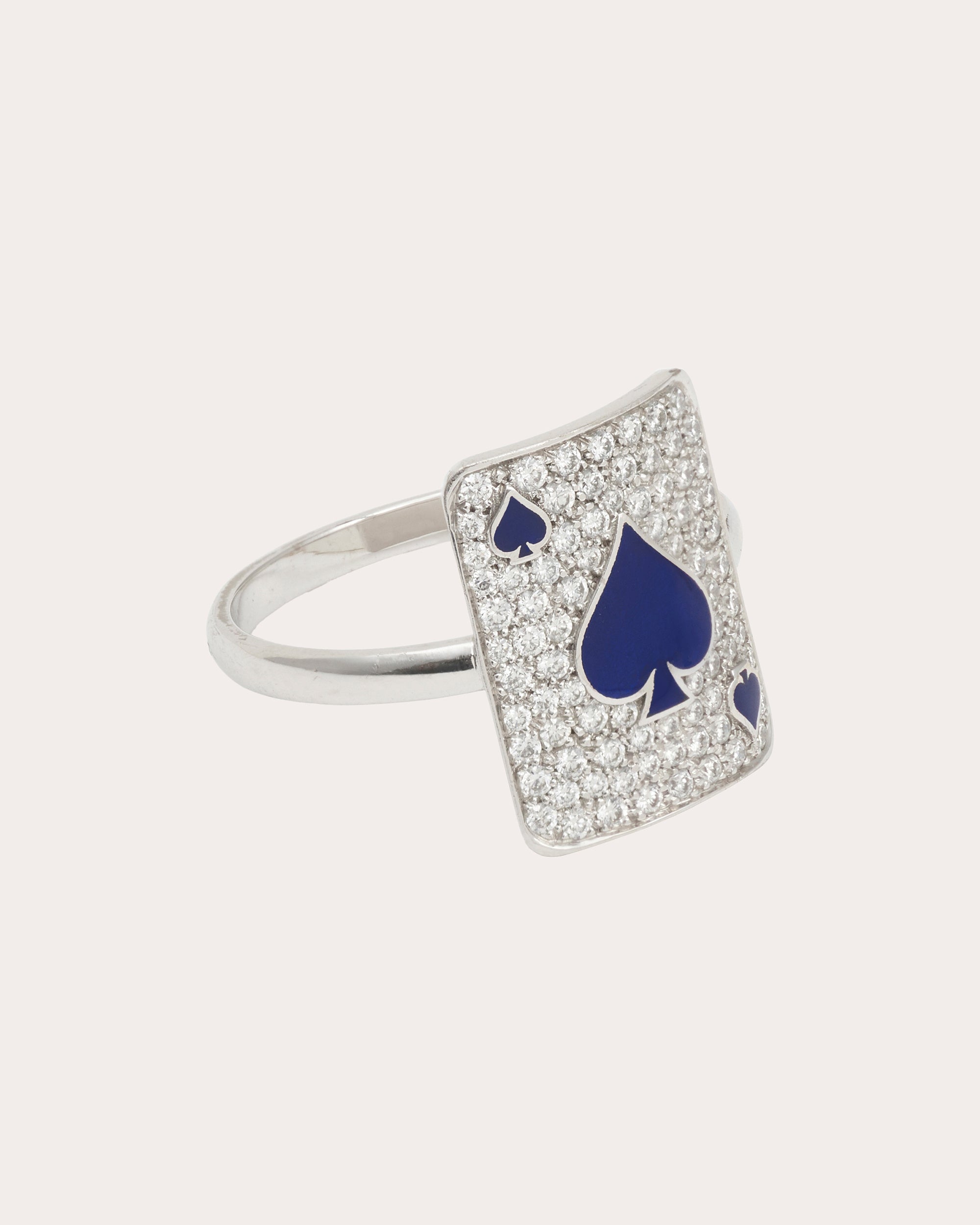 Justice 18K Gold Lacquer and Lab-Grown Diamond Pinky Ring