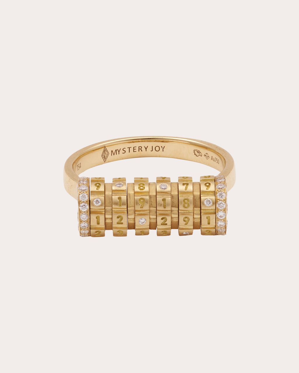 Secret 18K Gold and Lab-Grown Diamond Ring