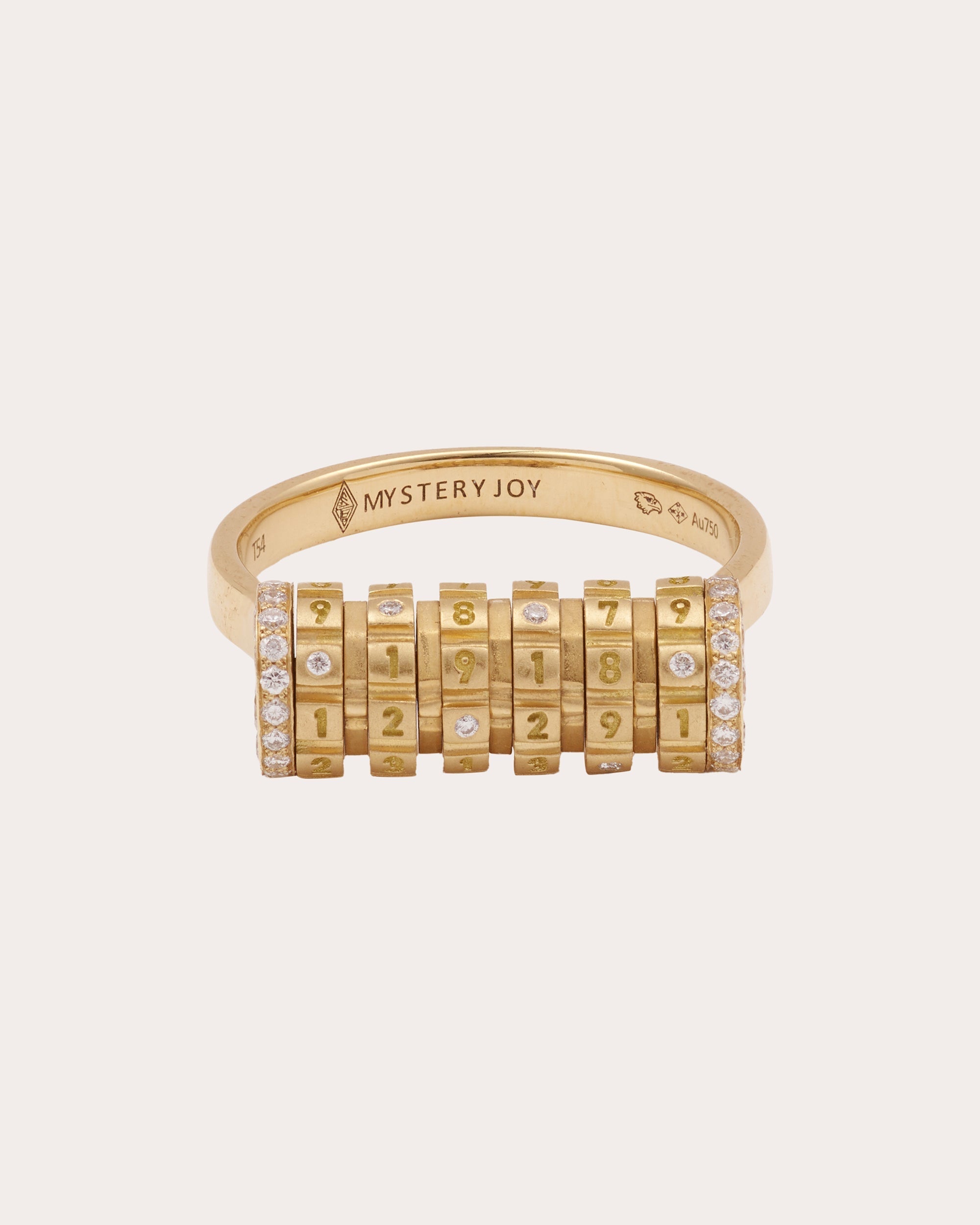 Secret 18K Gold and Lab-Grown Diamond Ring