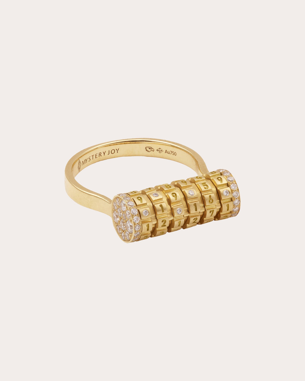 Secret 18K Gold and Lab-Grown Diamond Ring