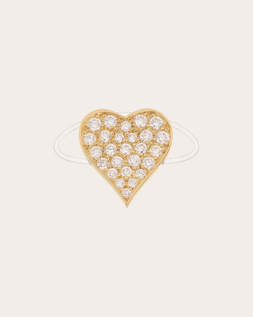 Large Âme 18K Gold and Lab-Grown Diamond Ring
