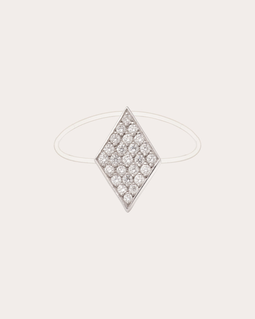 Large Honneur 18K Gold and Lab-Grown Diamond Ring