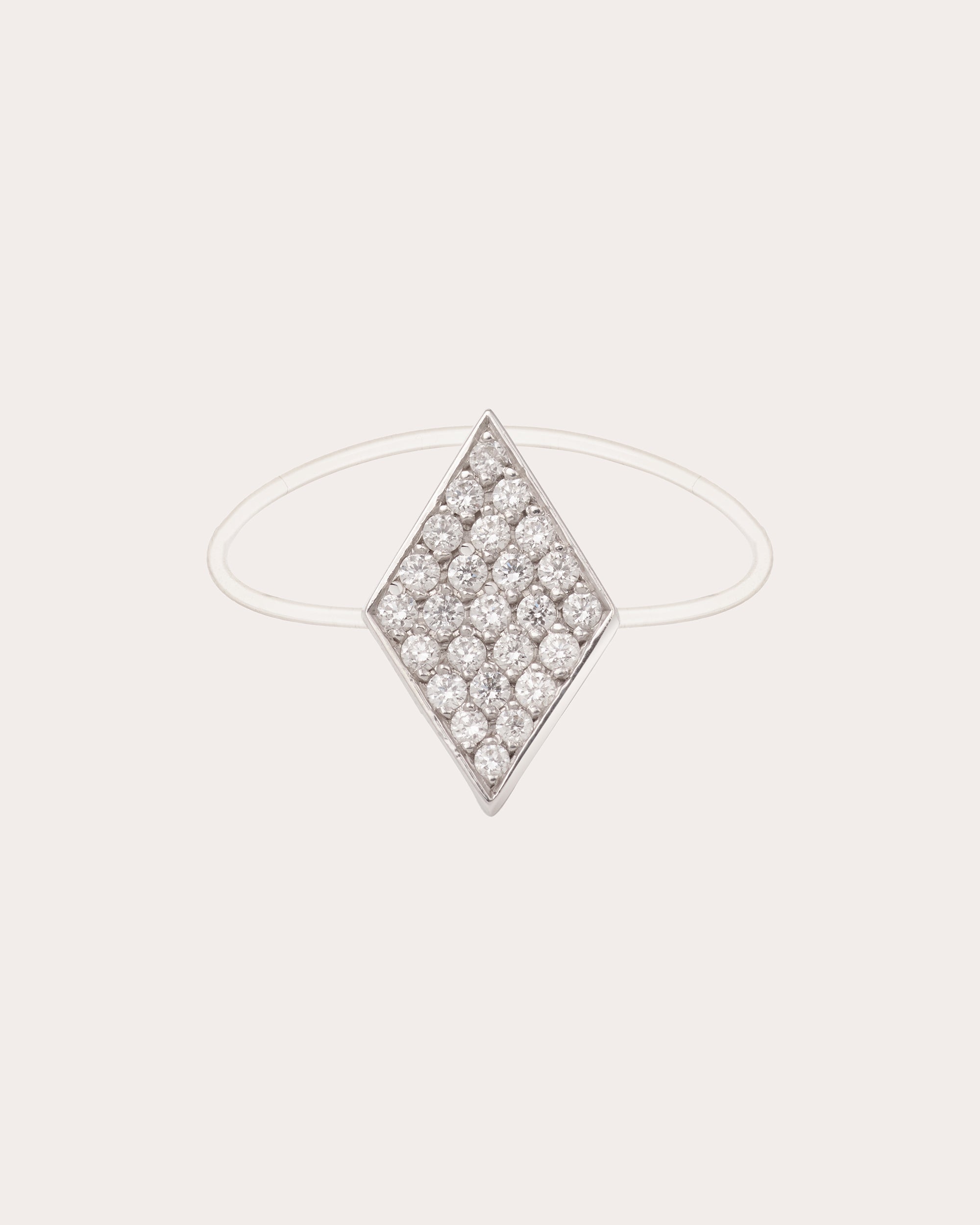 Large Honneur 18K Gold and Lab-Grown Diamond Ring