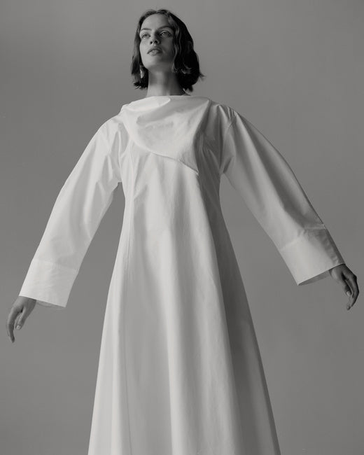 Daisy Cotton-Poplin Midi Dress