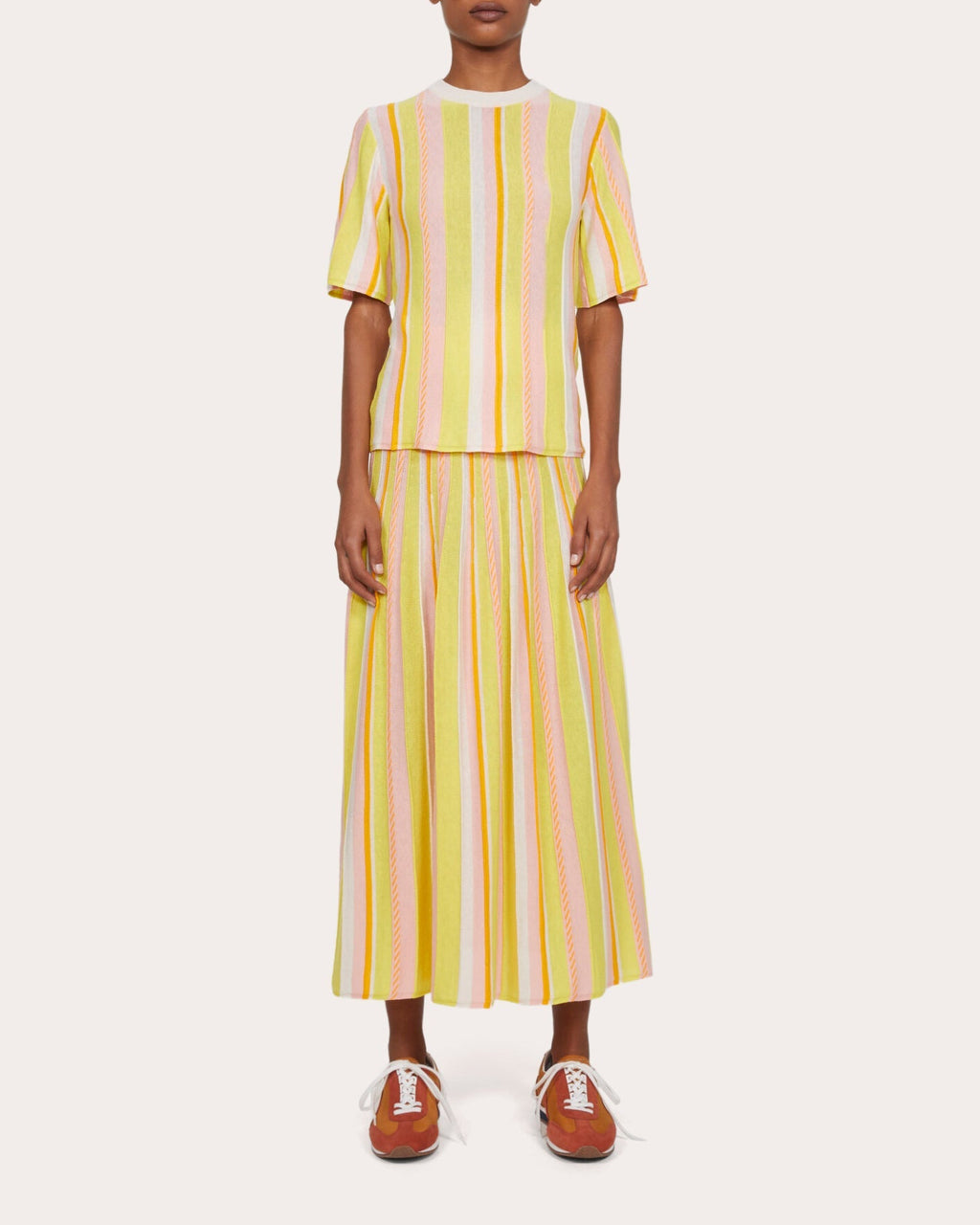 Modulo Stripe Knit Top