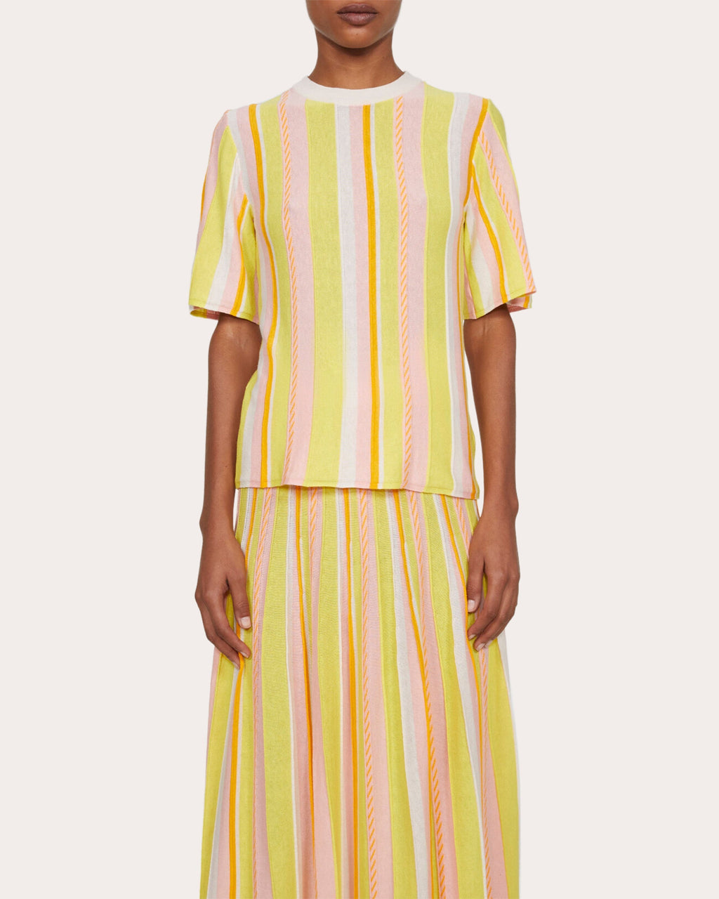 Modulo Stripe Knit Top
