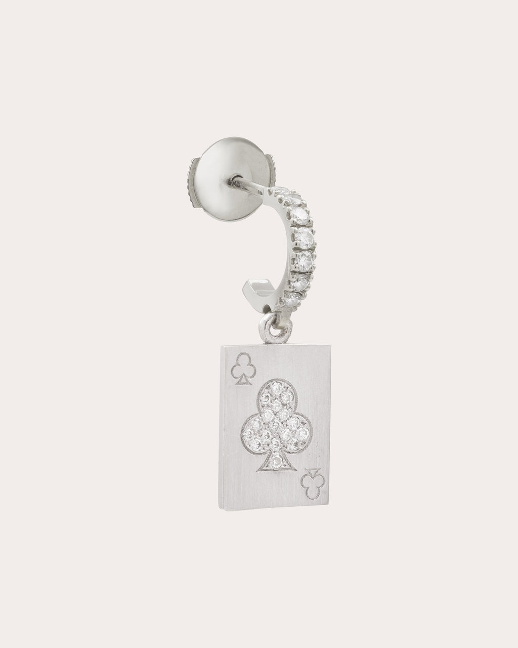 Harmonie 18K Gold and Lab-Grown Diamond Single Earring