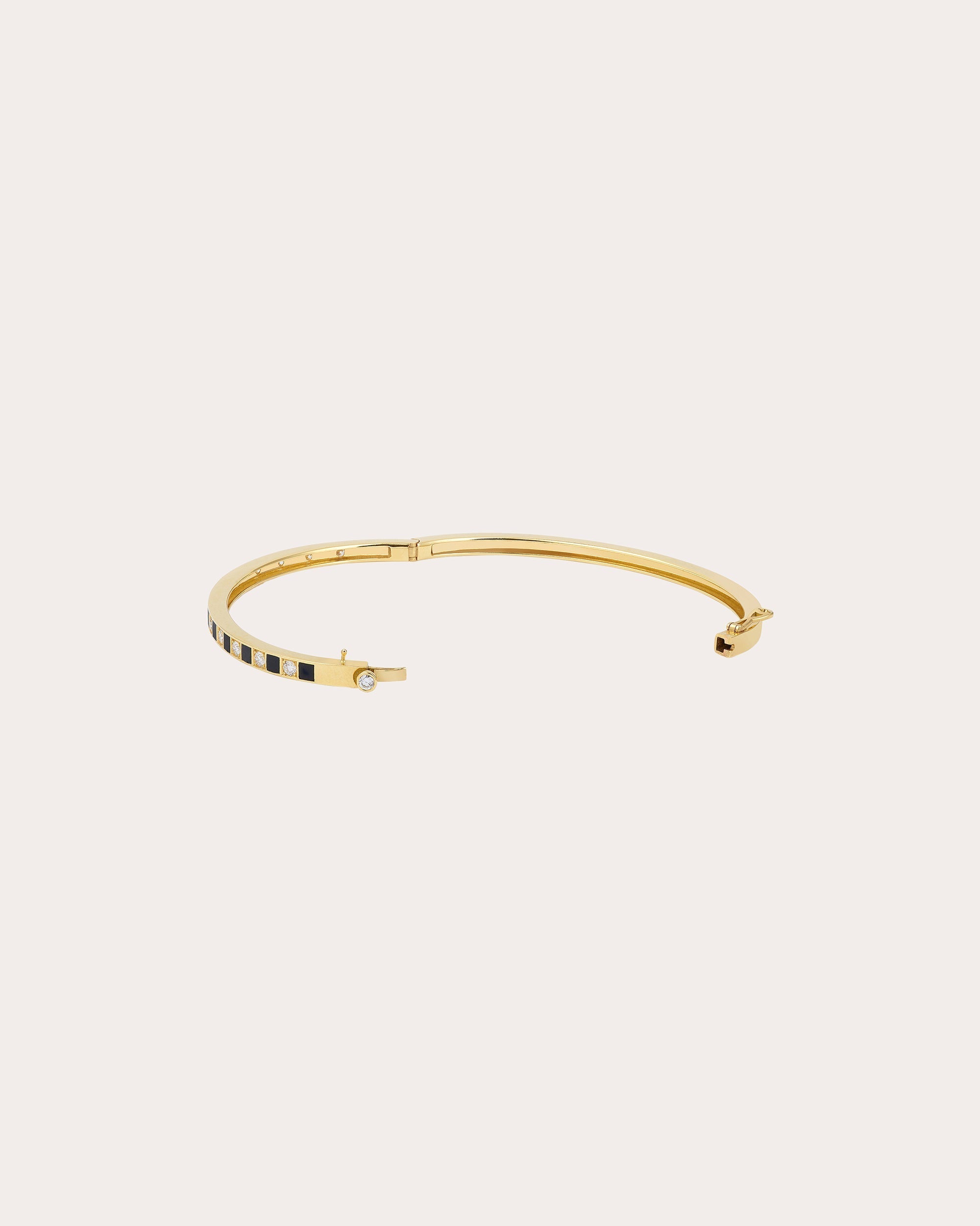 Illusion 18K Gold Lacquer and Lab-Grown Diamond Bracelet