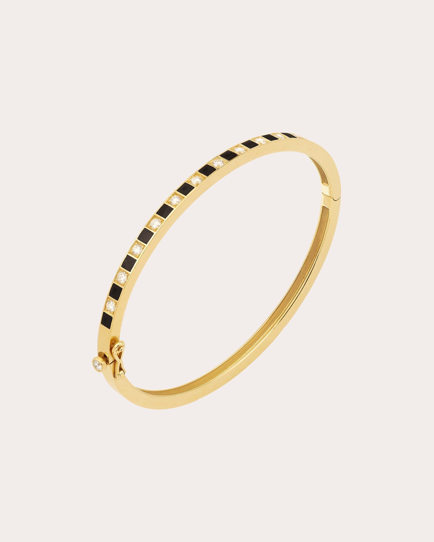 Illusion 18K Gold Lacquer and Lab-Grown Diamond Bracelet