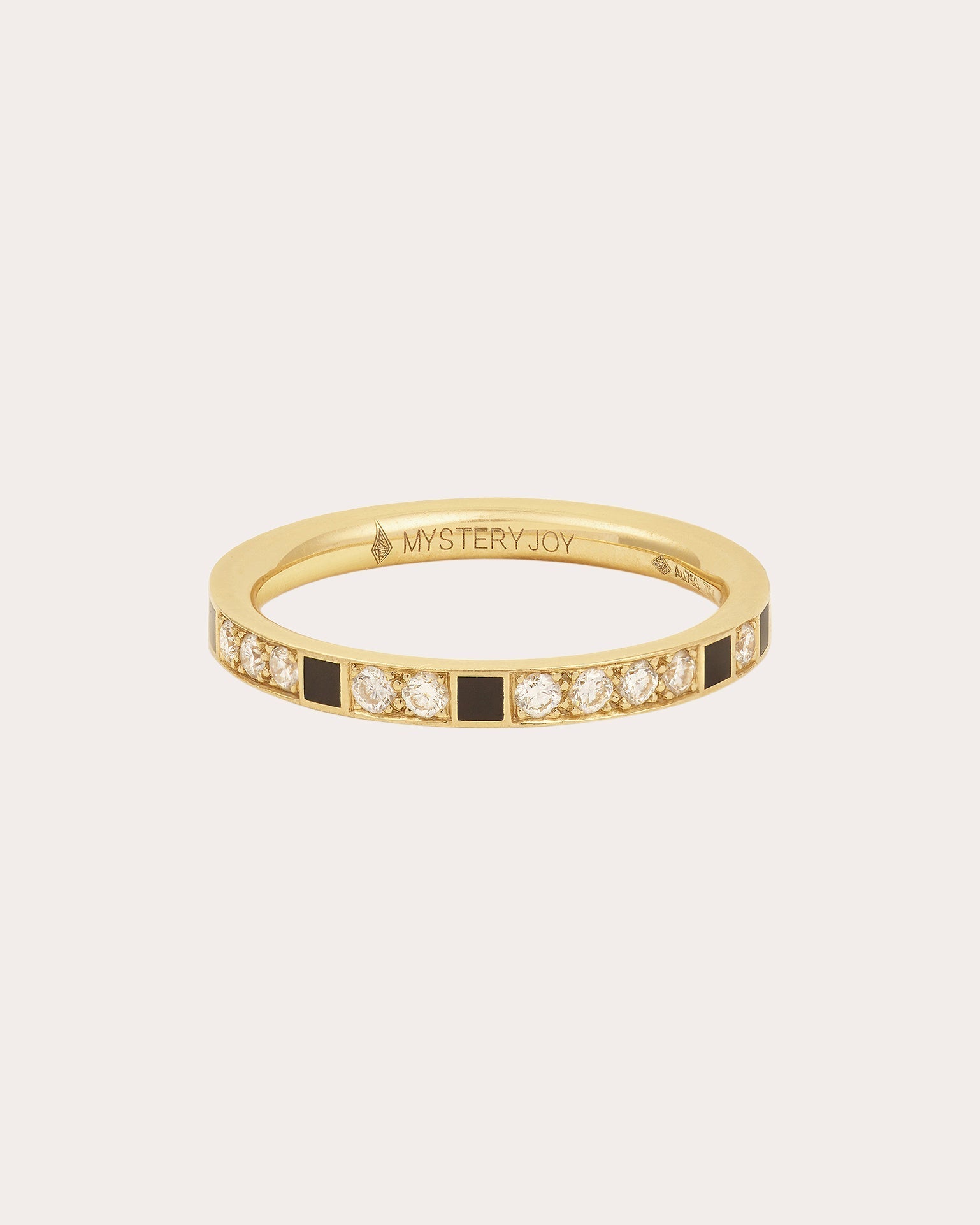 Mystique 18K Gold Lacquer and Lab-Grown Diamond Ring