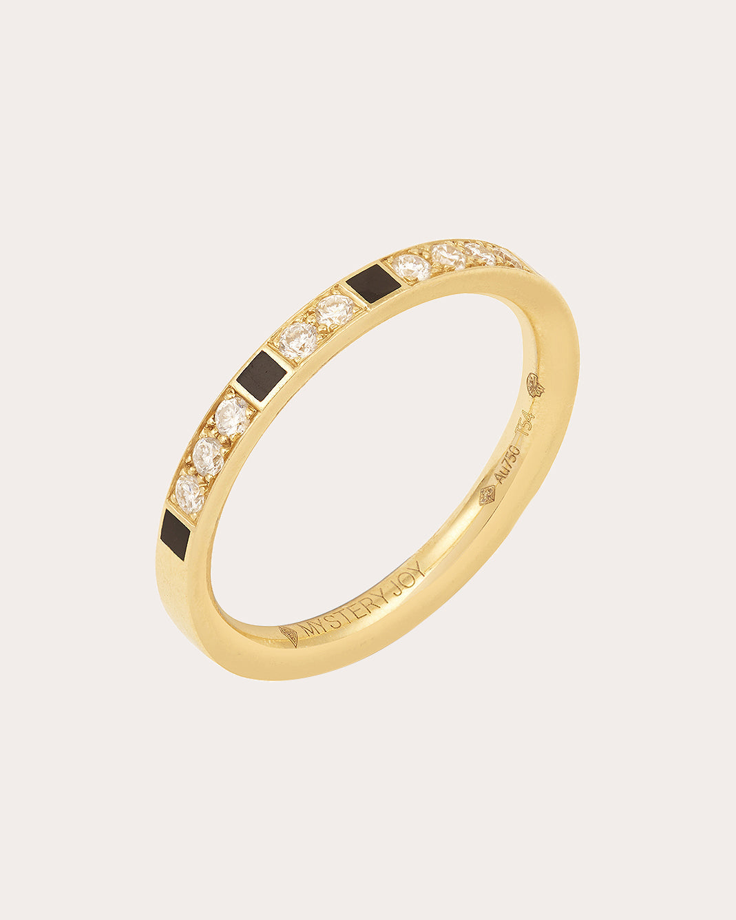 Mystique 18K Gold Lacquer and Lab-Grown Diamond Ring