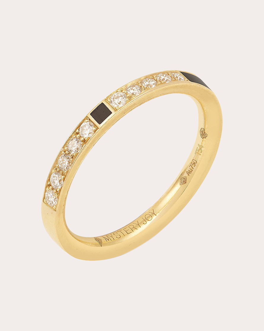 Mirage 18K Gold Lacquer and Lab-Grown Diamond Ring