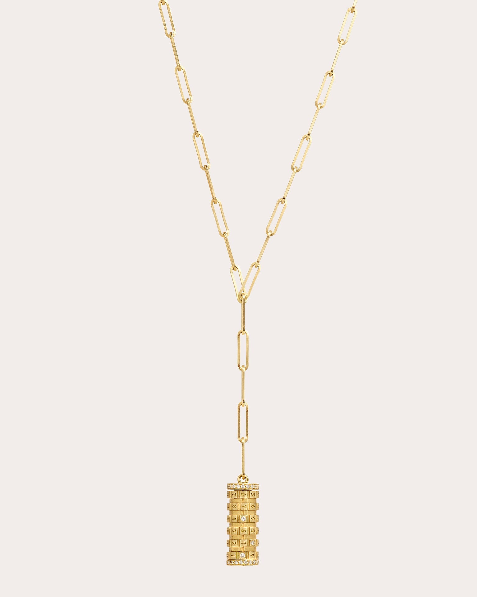 Secret 18K Gold and Lab-Grown Diamond Pendant Necklace