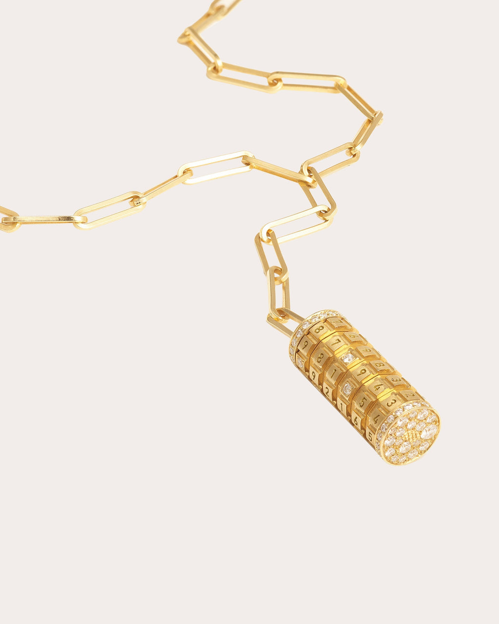 Secret 18K Gold and Lab-Grown Diamond Pendant Necklace