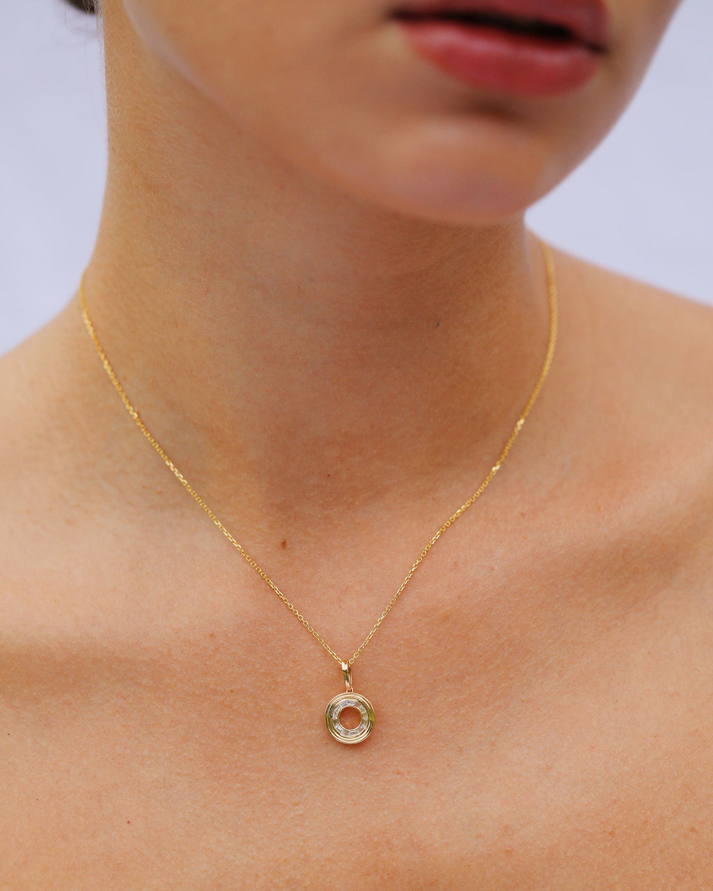 Small Midnight Adagio 18K Gold Diamond Pendant Necklace