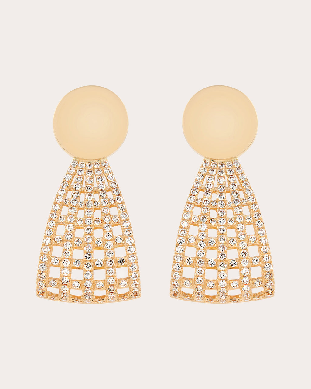 Meridian 18K Gold Diamond Earrings