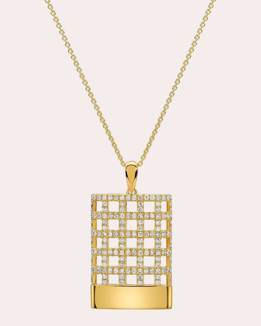 Meridian 18K Gold Diamond Pendant Necklace
