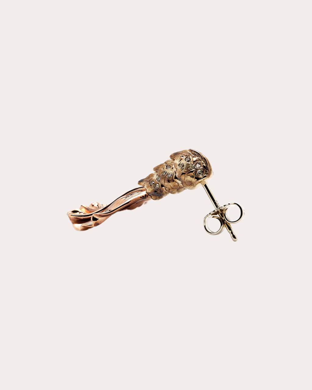 Mermaid Splash 18K Gold Diamond Single Earring