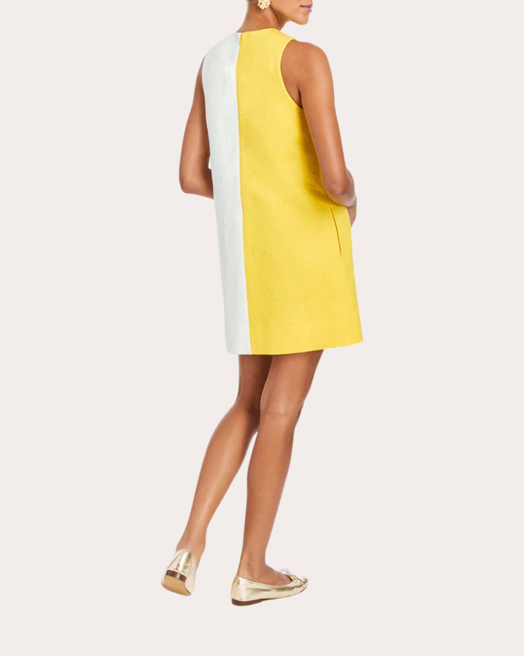 Etta Embellished Cotton-Blend Jacquard Mini Dress
